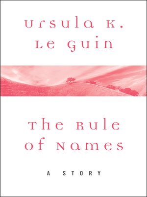 cover image of The Rule of Names